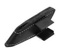 TOYANDONA Large Capacity Pool Chalk Holder Tool Elastic Design and Iron Leather Material, Prevents Chalk from Breaking, Suitable for Home and Office Use