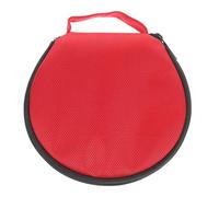 TOYANDONA Large Capacity Round CD Storage Bag Oxford Media Case for Discs Portable DVD and Game Disc Holder Scratch-Resistant Protective Organizer for Car and Home Use