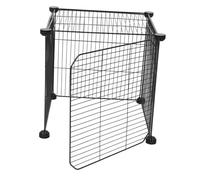 TOYANDONA Large Metal Chicken Cage Home Use Poultry Enclosure Chicken Transport Cage Outdoor Backyard Farm Small Animal Playpen