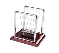 TOYANDONA Large Metal Newton Pendulum Ball with Decorative Kinetic for Home Office Perpetual Motion Ornament Demonstrating Physics Energy Conservation for Friends and Family