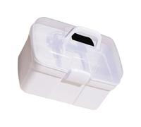 TOYANDONA Large White Makeup Box for Beauty Working and Makeup with Convenient to Carry Pp Material Multipurpose Design Friends