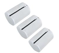 TOYANDONA Laundry Mesh Bags Bra Wash Bag Cylindrical Washing 3Pcs Sturdy Polyester Mesh Zippered Design Protects Delicates Household Laundry Use