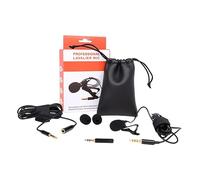 TOYANDONA Lavalier Lapel Microphone Condenser Microphone for Live Streaming Clip on Mic with Sound High Sensitivity for K Song Recording Online Teaching Video Production