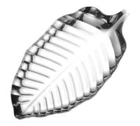 TOYANDONA Leaf Design Stainless Steel Snack Tray for Home and Party Use Multi-Purpose Serving Plate with Easy Cleaning Surface