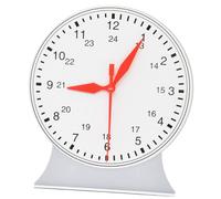 TOYANDONA Learn to Tell Clock Model Educational Plastic Teaching Aid with Stable Stand Eye-hand Coordination Training for Students Safe Molded Material Desktop Decor for Home and Classroom
