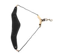 TOYANDONA Leather Saxophone Shoulder Strap Padded Neck Harness Breathable for Saxophone Players