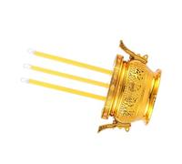 TOYANDONA LED Buddha Electronic Incense Burner Safe No Fire Decorative Aromatherapy Burner for Home and Buddhist Rituals Practical LED Censer for Living and Meditation Spaces