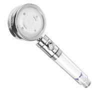 TOYANDONA LED Handheld Shower Head with Water-Powered LED Lights and Built-in Filter, Abs Material, Practical Temperature Control for Bathroom Decoration and Shower Use