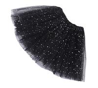 TOYANDONA Light Up Tutu Women Tutu Skirt LED Light Up Ballet Dance Running Skirt Black