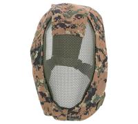 TOYANDONA Lightweight Fencing Mask Full Face Protection for Outdoor Training Comfortable Steel Mesh Headgear Secure Fit for Enhanced Performance for Work and Hunting