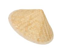 TOYANDONA Lightweight Khaki Traditional Chinese Straw Rice Hat, Sun and Decorative Wall Hanging, from Sun or Home Decor