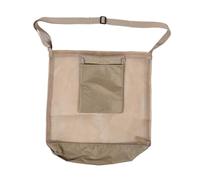 TOYANDONA Lightweight Outdoor Foraging Mesh Bag for Mushroom and Berry Picking with Large Capacity Storage, Adjustable Straps, and Wear-resistant Oxford Cloth for Garden Harvesting