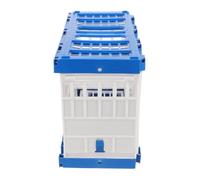 TOYANDONA Lightweight Plastic Pigeon Transport Cage with Side Open Door and Seamless Connection Ventilated Bird Basket for Training and Homing Young Birds and Showing
