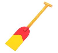 TOYANDONA Lightweight Portable Wooden Oar Prop for Yellow Finish Performing Ornament for Stage Dance Masquerade Cosplay and Party Decoration