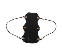 TOYANDONA Lightweight PU Leather Archery Arm Guard Forearm Protector with Adjustable Straps for Outdoor Sports and Medieval Costume Use and Comfortable Wrist Bracer for Men and Women