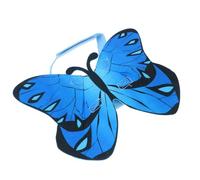 TOYANDONA Lightweight Soft Felt Cloth Cat Garment with Blue Butterfly-shape Design, Creative Halloween Pet Apparel for Cats Suitable for Halloween Party