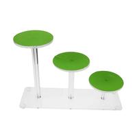 TOYANDONA Lizard Terrarium Decor Multi-Layer Climbing Platform with Round Three-Tier Basking Ramp Reptile Habitat Resting Dock for Bearded Dragons and Leopard Gecko Tank Accessories