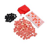 TOYANDONA Logical Training Bingo Game with Wooden Pieces and Number Cards Party Board for Family Fun and Concentration Development