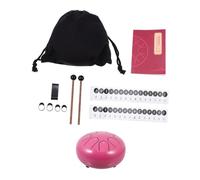 TOYANDONA Lotus Steel Tongue Drum Ethereal Hand Drum Chic Instrument for Boys and Girls Music Literacy Mallet
