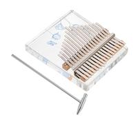 TOYANDONA Lovely Kalimba Thumb Piano with Chic Flower Design Portable Music Instrument for Beginners Boy Girl Adults for Family Fun Outdoor Activities Relaxation