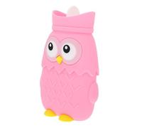 TOYANDONA Lovely Pink Hot Water Bag Water Injection Pouch Hand Warmer with Non Slip Texture for Long Heat Preservation and Reusable Practical Use