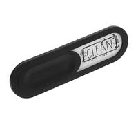 TOYANDONA Magnetic Clean Dirty Dishwasher Sign Black Oval Dishwasher Magnet Indicator for Home Kitchen Easy Install Magnetic Label to Track Clean Dirty Dishes Convenient Supply
