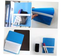 TOYANDONA Magnetic Wall File Organizer Pouch Opening Document Holder for Mail Papers and Reports Safe Rounded Corners Magnetic Pocket for Office Home Storage and Desk Clutter Random Color