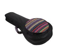TOYANDONA Mandolin Hard Case Bag Comfortable Straps National Style Knitting Design Easy Cleaning Protection