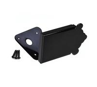 TOYANDONA Mandolin Tailpiece Metal Triangle Mandolin Tailpiece for Guitar Without Flower Panels Black