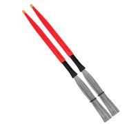 TOYANDONA Maple Drumsticks Drum Wire Brush for Jazz Performances Made of Carbon Steel Wire for Drum Playing for Musicians