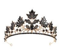TOYANDONA Maple Leaf Crown Hair Band Princess Queen Spike Goddess Headpiece Costume Accessories for Women Birthday Carnival Party Wear