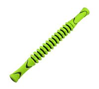 TOYANDONA Massage Stick Muscle Relax Roller TPR Pp Stainless Steel Light Green for Arm Muscles and Calves Home and Gym and Optimal Pressure Control Random Color