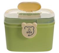 TOYANDONA Medical Box Double Portable Storage Case with Lock Multi-Layer Design Lightweight Organizer for Office and Travel