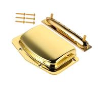 TOYANDONA Metal Guitar Bridge Cover Adjustable Protective Plate for Electric Guitar Accessories Quick Setup Durable Impact Resistant Preserves Sound Integrity Aesthetic Appeal