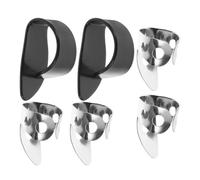 TOYANDONA Metal Guitar Pick Finger Picks for Fingerstyle Banjo Accessories and Adjustable Design for Acoustic Players