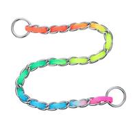 TOYANDONA Metallic Nylon Dog Collar Dog Leash Pet Neck Collar Easy Install Detachable Lightweight Traction Rope