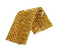 TOYANDONA Mic Handle Sleeve Enhances Microphone Appearance Golden Rhinestone Plastic Sturdy Cover for Wireless Handheld Microphone Compatible with Performers and Singers for Stage