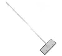 TOYANDONA Microfiber Floor Mop Electrostatic Dust with 3 Section Extension Pole and Extendable Handle Aluminum Alloy Flat Mop Design for Home and Shower Glass Cleaning