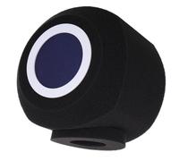 TOYANDONA Microphone Noise Isolation Shield with Professional Sponge Reduction Portable Cover, Black Windscreen for Singing Live Streaming Studio Recording Broadcasting