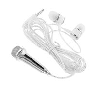 TOYANDONA Microphone Recording and for Singing Required Power for No External, Portable Tiny Voice Compatible Plastic with Smartphone Video Blogging
