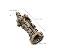 TOYANDONA Mini Brass Jesus Figurines Small Religious Statue for Meditation Prayer Micro Garden Decor Sacred Christian Ornament Gift for Faith and Spiritual Growth
