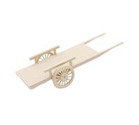 TOYANDONA Mini Dollhouse Tipper: Miniature Garden Tool For Dollhouse And Fairy Village Old Farmhouse Board Cart Simulation Accessories Mini Resin Decor