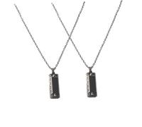 TOYANDONA Mini Harmonica Pendant Necklace 2pcs Clothing Decor Accessory Four-Hole Musical Instrument for Boys and Girls Music Literacy Festival Gift