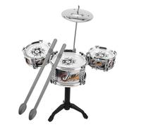 TOYANDONA Mini Jazz Drum Set Musical Instrument Realistic Percussion Kit for Boys True to Life Sound Effects and Rhythm Development