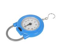 TOYANDONA Mini Portable Digital Hanging Scale with Hook, High-precision Blue Spring Electronic Luggage and Fishing Pocket Scale for Travel and Home Use