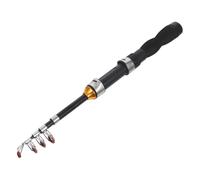 TOYANDONA Mini Telescopic Fishing Rod Portable Retractable Pole Compact Ultralight Design for Travel Backpacking Outdoor Fishing by Sea Lake