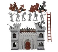 TOYANDONA Miniature Ancient Roman Siege Engine Model Military Equipment Ornament for Educational Pretend Play Lightweight Rustic Style Decorative Collectible