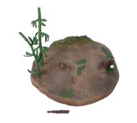 TOYANDONA Miniature Artificial Bamboo Sprouts Base for Micro Landscape Scenery Realistic Table Decoration Platform Versatile DIY Garden Accessory Symbolizing Vitality and Hope