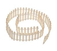 TOYANDONA Miniature Fence for Fairy Gardens Realistic Micro Plant Pot Decoration Easy to Cut to Any for Bonsai Terrarium Ornaments Original Color