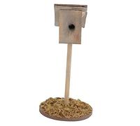 TOYANDONA Miniature Garden Ornaments Mini Bird House Decor Small Outdoor Birdhouse Model for Garden Scene DIY Dollhouse Decoration